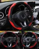 Leather Car Steering Wheel Cover For Peugeot 207 206 208 2008 2020 307 308 Sw 3008 301 508 5008 Rifter Car Accessories Interior J220808