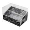 Eyebrow Tools & Stencils Q1QD 6 Rolls Dustproof Eyelash Tape Cutter False Dispenser Acrylic Multi-Grids Tapes Storage Box