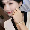 Brazalete 2022, pulsera de moda coreana a la moda para mujer, pulseras de Metal, temperamento, accesorios de joyería para fiesta para mujer, regalo al por mayor