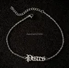Znak Zodiaku Urok Anklety 12 Znaki Bransoletka do kostki stali nierdzewnej Bransoletka dla kobiet biżuteria modowa