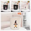 Halloween Spiders Bucket Party Candy Pumpkin Basket Dolcetto o scherzetto regalo Tote Bag Festival decorativo