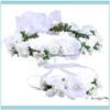 Outils Produits capillaires2 pièces couvre-chef parent-enfant bracelet accessoires couronne filles simulation fleur mariage floral beau bandeau ensemble Wrea
