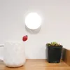 8 Beads USB Recharge Human Body Infrared Sensor Night Light LED Cabinet Closet Wall Lamp for Bedroom Bedside Stair Toilet