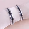 silver rings Black Jesus Cross Band rings open adjustable for women men couple fashion jewelry will and sandy