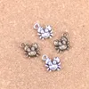 120pcs Antique Silver Bronze Plated crab Charms Pendant DIY Necklace Bracelet Bangle Findings 12*11mm