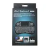 Wireless mini i8 keyboard backlight remote control for Android TV box 2.4G touchpad English Spanish French