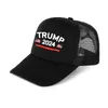 2024 Trump Baseball Cap Amerikanska Presidentvalet Kepsar Tvätt Net Sport Kepsar Sommar Utomhus Män Sunhats Customization Hat WMQ1254