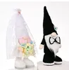 Party Saciosts Gnome Plush Groom Groom Романтические свадебные Рудольф Кукольные Украшения Опытные Куклы Украшения Подвеска