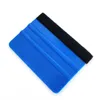 Ny 99 x 72mm blå bärbar filtkant Squeegee Car Vinyl Wrap Tool Scraper Decal Auto Car Cleaning Car Brush Accessories Handduk