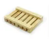 Natuurlijke houten zeepschotel antislip bading zeep lade houder opslag zeep rack plaat box container bad douche bathroom