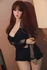 A Sex Dolls Novo 165 cm real silicone sexo boneca tamanho peitos atlético menina boquete amor masculino sexy brinquedo adulto