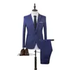 Traje Homme Mens Blazer Suit Conjustes Homme Slim Smoking Coat Calças Formal Noite Jantar Noivo Noivo X0608