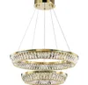 Nobre LED Gold Silver Dimbable Cristal Chandelier Iluminação Lâmpadas Suspensão Luminária Lampen para Foyer