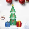 1.8 متر نموذج شجرة عيد الميلاد أدى ضوء نفخ الهواء منفاخ في الهواء الطلق حديقة الديكور