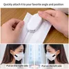 Creative Face Mask Air Fan Fresh Lato chłodzące Małe USB Mini Wentylatory Rechargable Clip Ochronny Przenośne Wielokrotnego użytku Mute Sea Wysyłka CCD8642