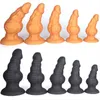NXYDildos Wearable Dildo Butt Plug Super Long Anal Perles Stimulateur de point G Adult Sex Toys Pour Hommes Femmes Masturbateur Produits Gay 1126