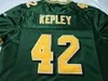 CHEN37 MENINOS CUDDADOS MUNIMAS VINTAGEM EDMONTON ESKIMOS #42 Dan Kepley Jersey de futebol Size S-5xl ou personalizado qualquer nome ou número Jersey