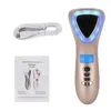 Mini masseur à marteau froid lumière LED thérapie par Pon cryothérapie ultrasonique Vibration lifting des pores rétrécissement des soins de la peau Machine2466693