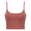 Yoga Outfits reggiseno sportivo sport al coperto in esecuzione sexy sottile pad top mezzo cinturino solido fitness atletico palestra abbigliamento yoga