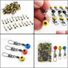 Vissen Sports OutdoorsFishing Aessoires Connector Float Rolling Swivel Benodigdheden met Doos Draag Daling Daling 2021 2Frrm