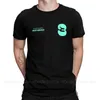 Högkvalitativa män Daniel Ricciardo F1 Tshirt Alla bra vägar Seafoam Ren bomullskjorta Tees Harajuku för vuxna camisetas