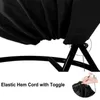Outdoor Hanging Egg Chair Cover Waterproof Patio Chair Cover Egg Swing Chair Dust Cover Protector With Zipper Protective Case HY Y0706