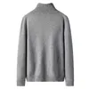 Varsanol Black Turtleneck Sweater Men Winter Clothing Solid Mens Sweater Long Sleeve Knitted Pullover Men Casual Coats 210601