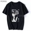 Ito Junji Tomie Anime Unisex T-Shirt XS-3XL Manga Horror Classic Anime Tee Harajuku Oversized T Shirt Men Clothing Droshipping G220223