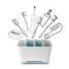 Electric Toothbrush Holder Organizer Box for Toothpaste Cosmetics Stand Razor Brush Teeth Detachable Shelf Bathroom Accessories 210322