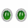 red jade earrings