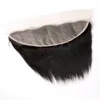 HD 13x4 Spitze Frontal Virgin Brasilianische Human Hair Verschluss Gerade Körperwelle Tieflose lose Erweiterungen