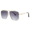 17302 Metal Moda Güneş Gözlüğü Vintage Güneş Gözlükleri Sokak Ayna Gözlük Açık Gözlük UV400 Ürün