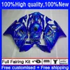 Body Kit Voor HONDA CBR600FS CBR600CC CBR600F2 1991 1992 1993 1994 Carrosserie 34No.120 CBR600 F2 91-94 CBR 600F2 600 F2 FS CC Glanzend blauw 600CC 600FS 91 92 93 94 Kuip