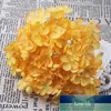 Decorative Flowers & Wreaths 11 Fork DIY Artificial Flower Heads Hydrangea Peony Silk Wedding Floral Wall Backdrop For El Background Decorat Factory price expert