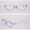 Solglasögon Kvinnors Designer Mode Läsa Glasögon Till Salu i Högkvalitativ Ovala Kristallläsare Kvinna Svart Lila Rosa Rabattfall