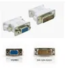 100PCS / LOT DVI 24 + 1 / DVI 24 + 5 till VGA Adapter Dual Monitor Connector VGA till DVI-omvandlare