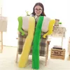 90cm One Piece Creative Toothbrush Pillow Pp Cotton Stuffed Sleeping Pillows Plush Toy Sofa Decoration Office Cushions 4 Colors Q0727