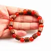 Beaded Strands Brown Wood Bead 8mm Stone Armband Trum22