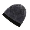Miękkie zagęścić wełniane czapki narciarskie mężczyźni ciepłe kapelusze szalik zimowy cieplej gruby kapelusz polarowy dorośli casualia czapka z dzianiny czapki mody unisex hip hop czapki