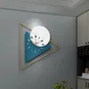 Wanduhren Modern Design Clock Home Quarz Luxus Minimalistisches stummes großes Wohnzimmer Orologio da Parete Decor