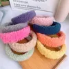 Korea Lamb Cute Hair Band Ins Candy Kolor Kobiety Elastyczna Opaska Jesień i Zima Pluszowa Dziewczyna Hairband Accessorie