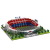 Great Football Stadion Field Gym Model Building Block Zestawy Architektura Hiszpania Anglia Soccer Club Gymnasium Budownictwo Zabawki Y220214