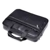 웨스턴 남성 서류 가방 가방 정품 가죽 노트북 14 컴퓨터 브리 파즌스 S의 문서 메신저 S 220121