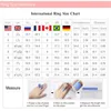 Cluster Rings High Quality Stainless Steel Zircon Butterfly Ring For Women Fashion Jewelry Opening Luxury Shiny CZ Crystal Cocktail Party