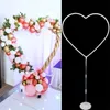 144 cm amour Coeur Forme Ballons Stand colonne Saint Valentin Décorations De Mariage Fiançailles Décoration Mariée Toile De Fond Décor Y0622