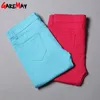 Kobiety Capris Spodnie Kobieta Lato Klasyczne Bryczesy damskie Skinny Black Woman Candy Color Ołówek Capri 210428