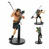 Anime Figure One Piece Running Sabo Ace Backpack Monkey D Luffy Action Figures PVC Collection Model Toys Gifts Luffi Figurine X0526