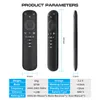 G50S Wireless Fly Air Mouse Gyroskop 2,4G Smart Voice Fernbedienung G50 für X96 mini H96 MAX X3 PRO Android TV Box vs G20S G30