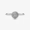 100 % 925 Sterling Silber eleganter funkelnder Ring für Frauen, Hochzeit, Verlobungsringe, Modeschmuck, Accessoires194d