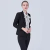 Vrouwen twee stuk broek kantoor werk broek pakken vrouwen zakelijke dame uniform mode aankomst herfst winter formele pak vrouwelijke op maat gemaakte blaz